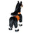 PonyCycle Ride On Mechanical Horse With White Hoof And Black Mane N4184 Medium for Age 4-9
