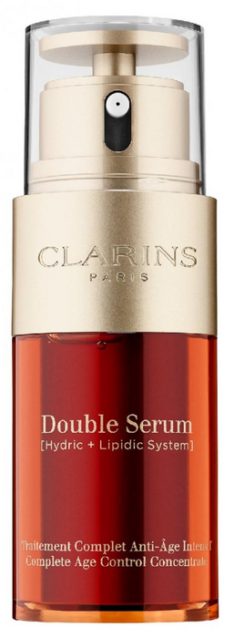 Clarins Double Serum Complete Age Control Concentrate Facial Serum, 1 Oz