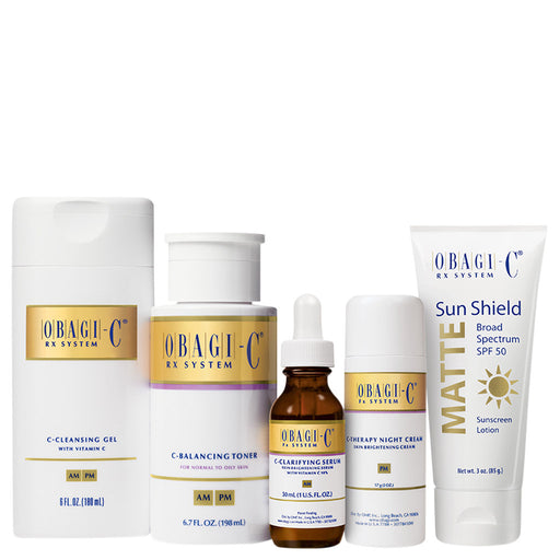 Obagi-C Fx System Norm-Oily Facial Skin Care Cleansing Regimen