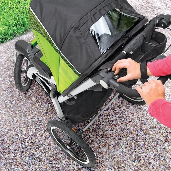 Chicco TRE KeyFit Fit2 Compatible Lightweight Infant Jogging Stroller, Titan