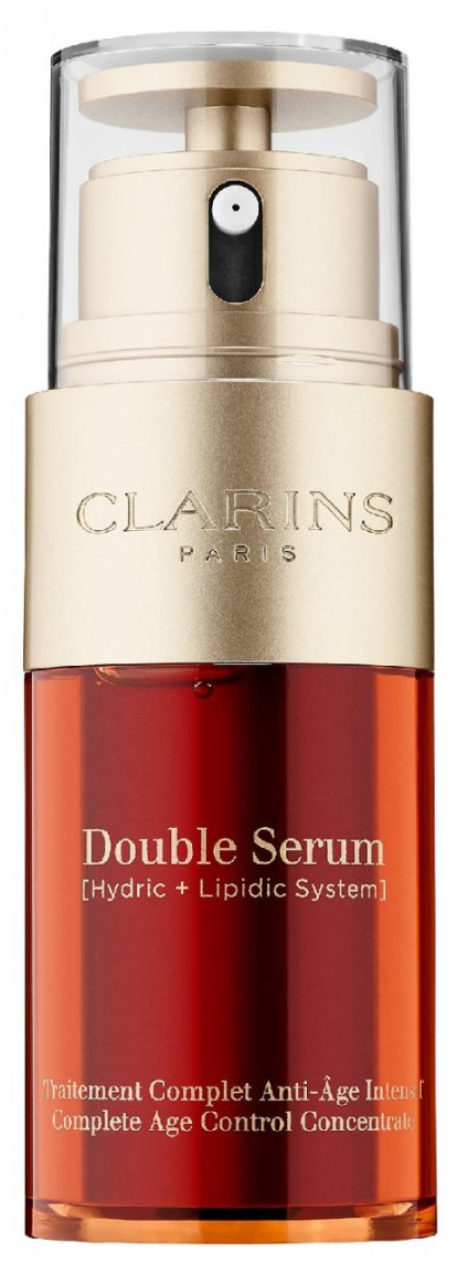 Clarins Double Serum Complete Age Control Concentrate Facial Serum, 1 Oz