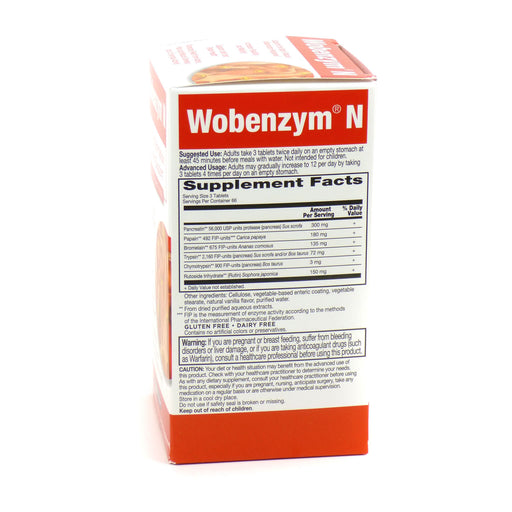 Garden Of Life Wobenzym N Healthy Inflammation And Joint Support Tablets - 200 Ea