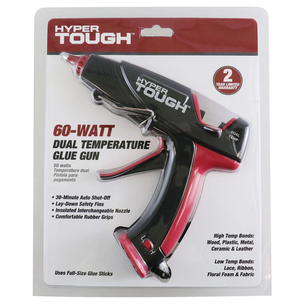 Hyper Tough DT-360FWAL 60-Watt Dual Temperature Auto Shut Off Glue Gun