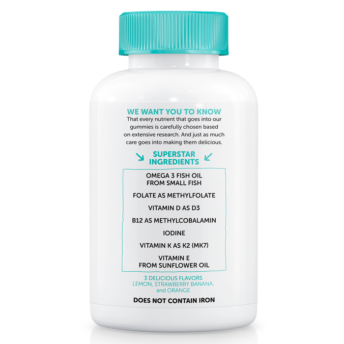 SmartyPants Prenatal Complete Multivitamin Gummies, 120 Ct