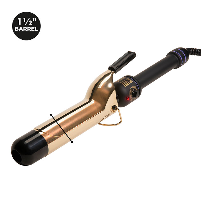 Hot Tools Signature Series Gold Curling Iron/Wand, 1.5"