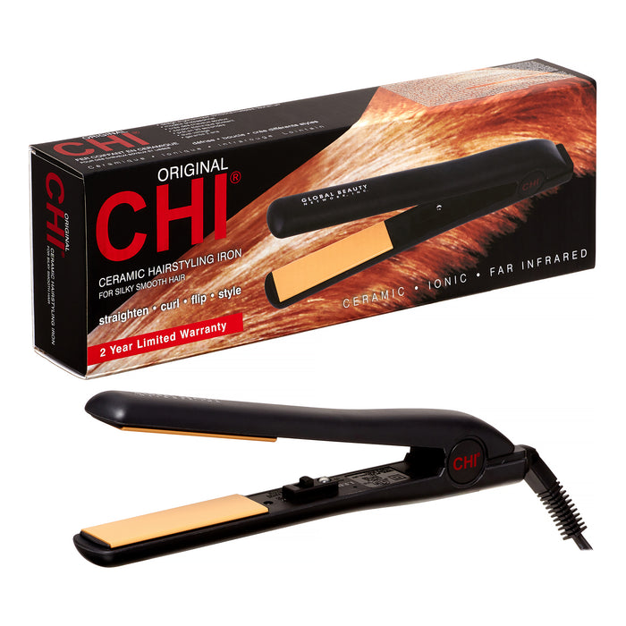 Chi Original Ceramic Hairstyling Flat Iron Straightener, 1"