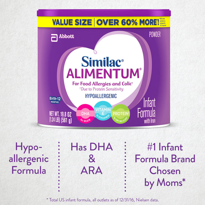Similac Alimentum Hypoallergenic Infant Formula for Food Allergies