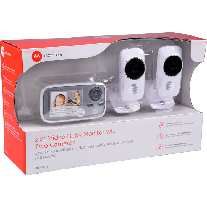 Motorola MB483-2, Video Baby Monitor, 2 Cameras