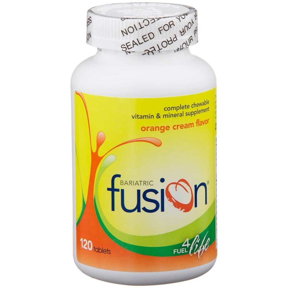 Bariatric Fusion - Complete Chewable Multivitamin and Mineral Supplement - Orange Cream - 120 Tablets