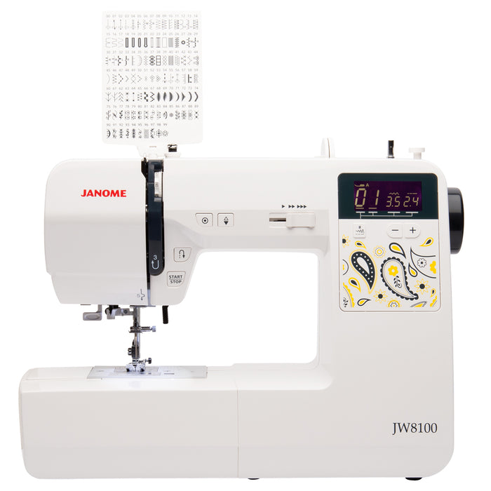Janome Router 3100 Janome JW8100 Fully-Featured Computerized Sewing Machine with 100 Stit ...