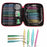 Circular Knitting Needle Set, 2.75mm-10mm Aluminium Circular Crochet Knitting Needle Set Case