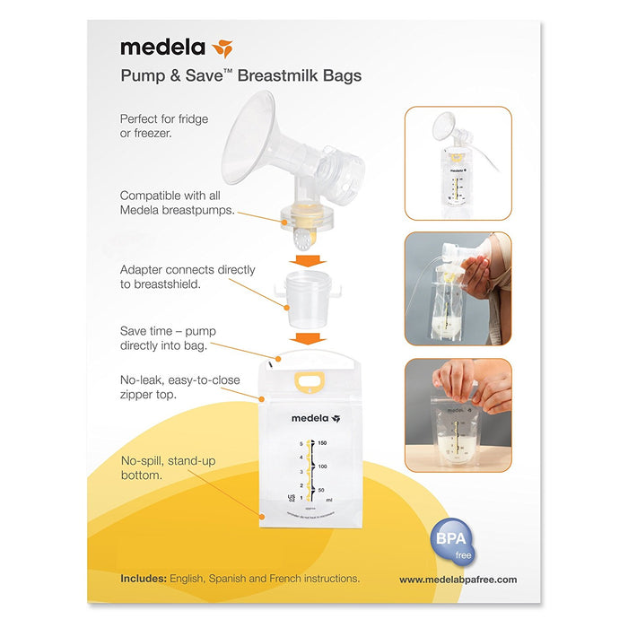 Medela Pump and Save Bags, 20 ctMedela Pump and Save Bags, 20 ct