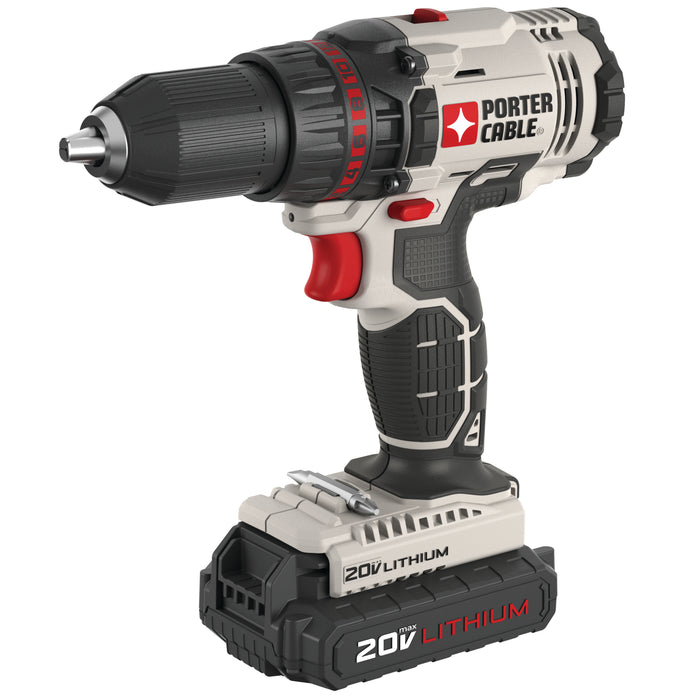 PORTER CABLE 20-Volt Max Lithium-Ion 1/2-Inch Cordless Drill & 5 1/2-Inch Circular Saw, PCCK612L2