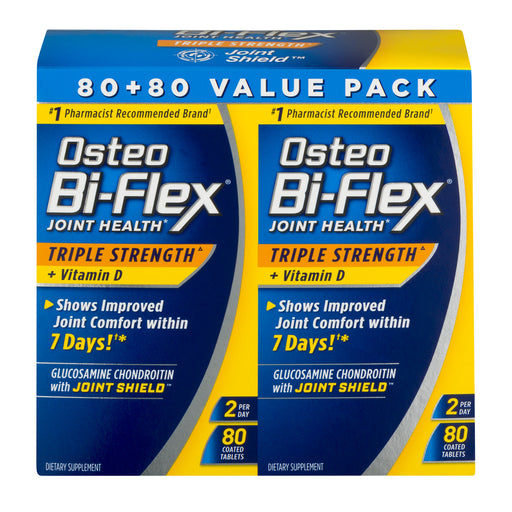 Osteo Bi-Flex Joint Health Dietary Supplement Value Pack, 160 count