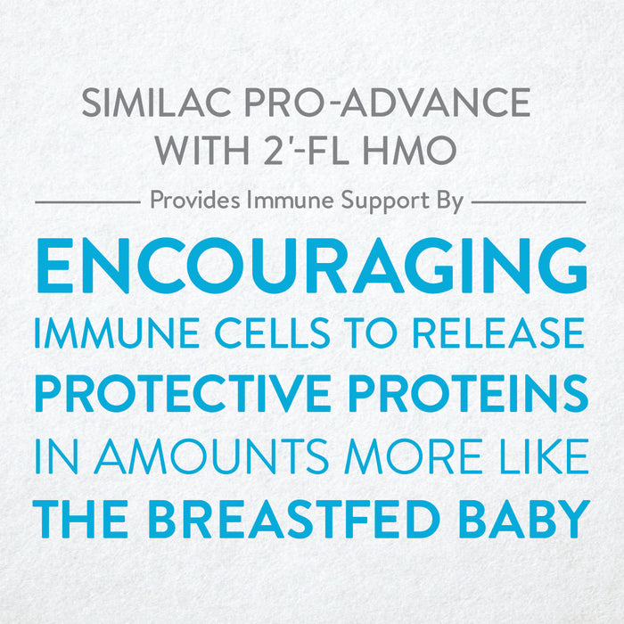 Similac Pro-Advance Non-GMO with 2'-FL HMO Infant Formula with Iron for Immune Support, Baby Formula 30.8 oz Can