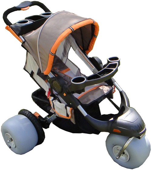 The Baby Bug Aluminium Beach Jogger Child Beach Stroller