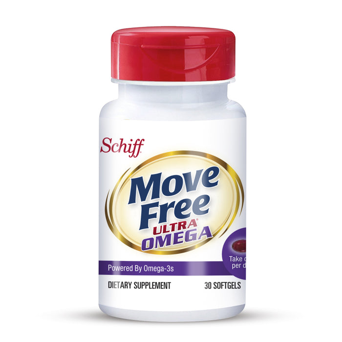Move Free Ultra Omega Joint Comfort + Krill Oil and Hyaluronic Acid Softgels, 30 Ct