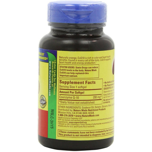 Nature Made CoQ10 Liquid Softgels, 80 CT