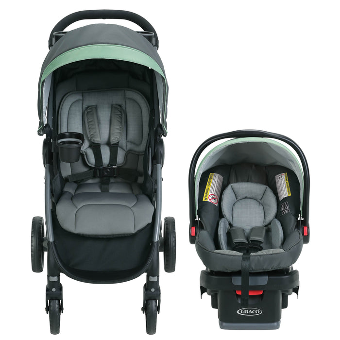 graco fastaction fold travel system stroller Graco® FastAction™ Fold DLX Travel System, Landry — ExclusiveBuys.net