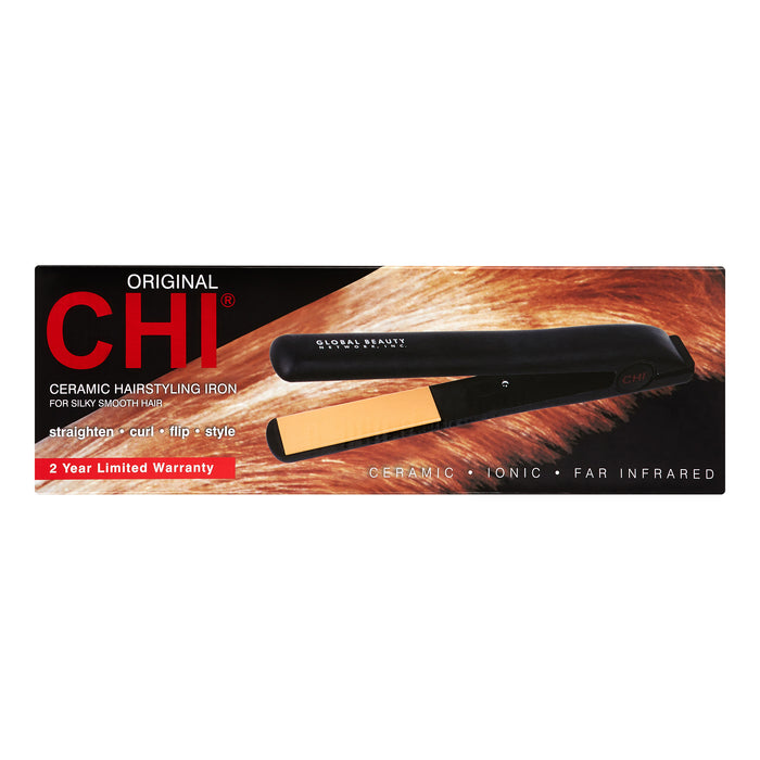 Chi Original Ceramic Hairstyling Flat Iron Straightener, 1"