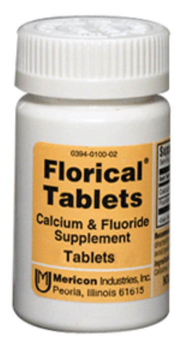 Florical Calcium and Fluoride Supplements Tablets 500 ea