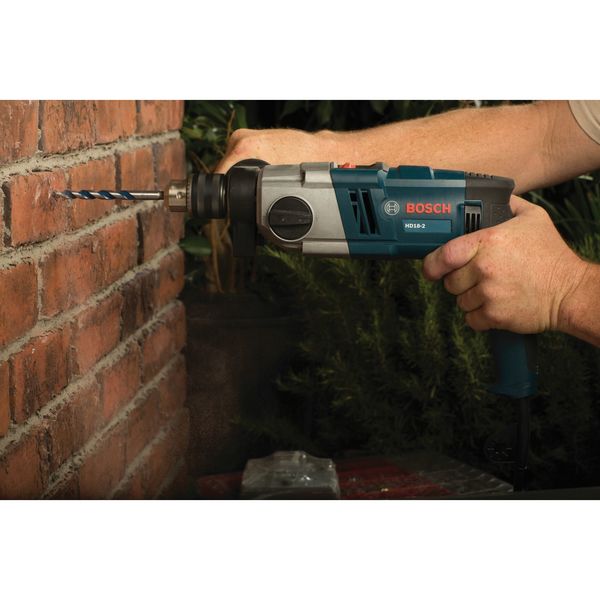 Bosch HD18-2 Hammer Drill,1/2",8.5A,0 to 51,000bpm