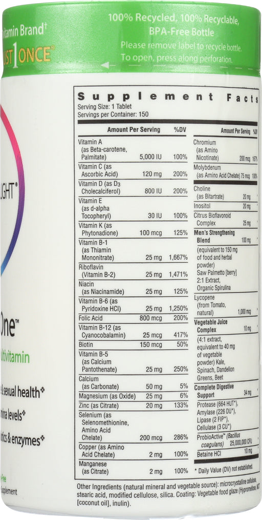 Rainbow Light Men's One Multivitamin 150 Tab