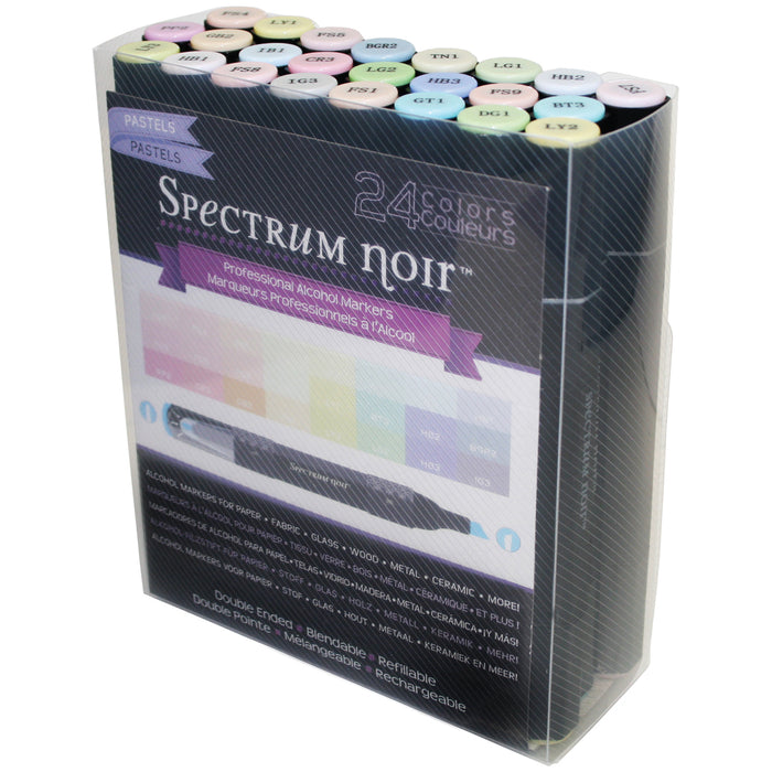 Spectrum Noir Alcohol Markers 24/Pkg Pastels