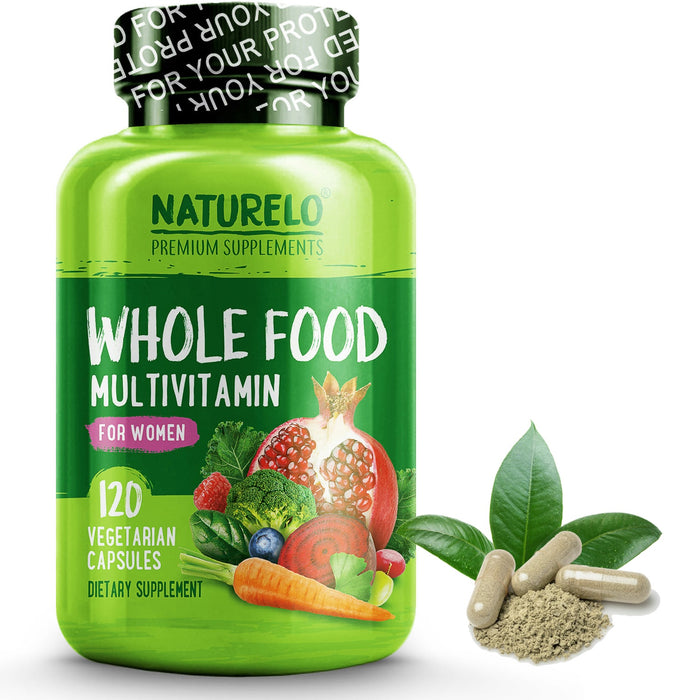 Whole Food Multivitamin for Women - Vegan/Vegetarian - 120 Capsules