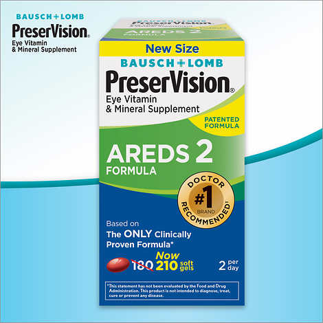 PreserVision AREDS2 Formula, 210 Soft Gels