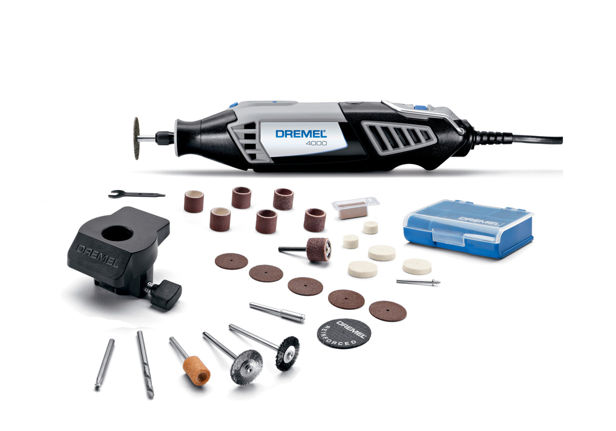 Dremel 4000 Rotary Tool 175 W, Rotary Multi Tool Kit with 4 Attachment –  zertor