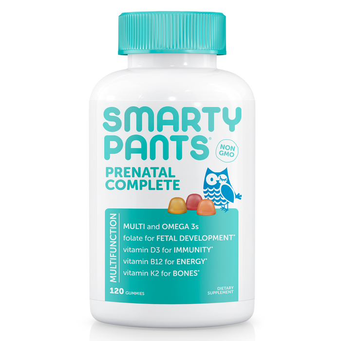 SmartyPants Prenatal Complete Multivitamin Gummies, 120 Ct