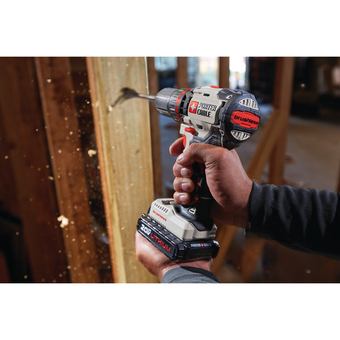 PORTER CABLE 20 Volt Max Lithium Ion Cordless 1 2 Inch Drill And