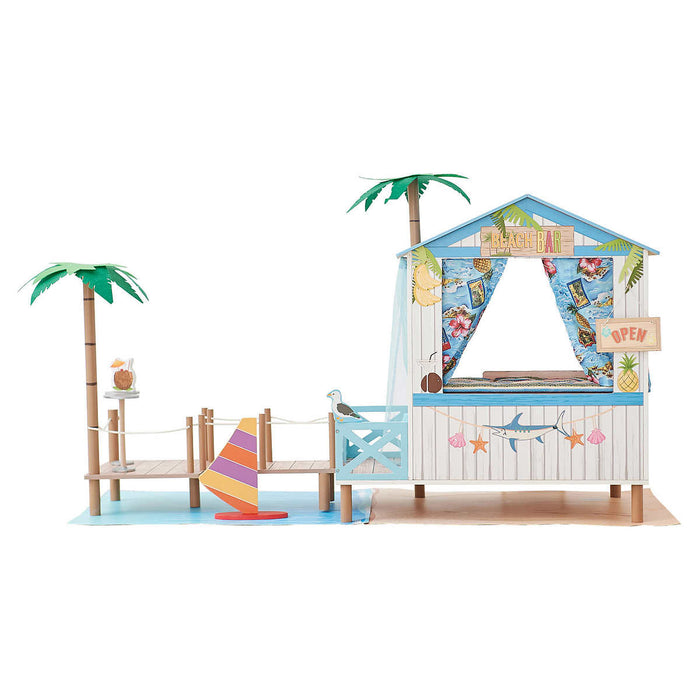 Doll House - Beach House Style with Accessories