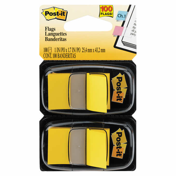 Post-it Standard Flags, 300-count
