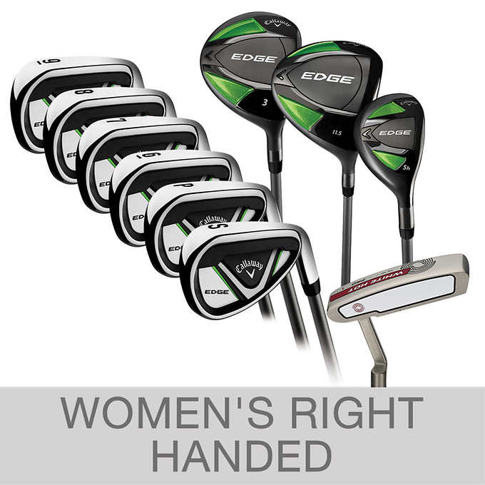 Callaway Edge 10-piece Women's Graphite Golf Club Set, Right Handed