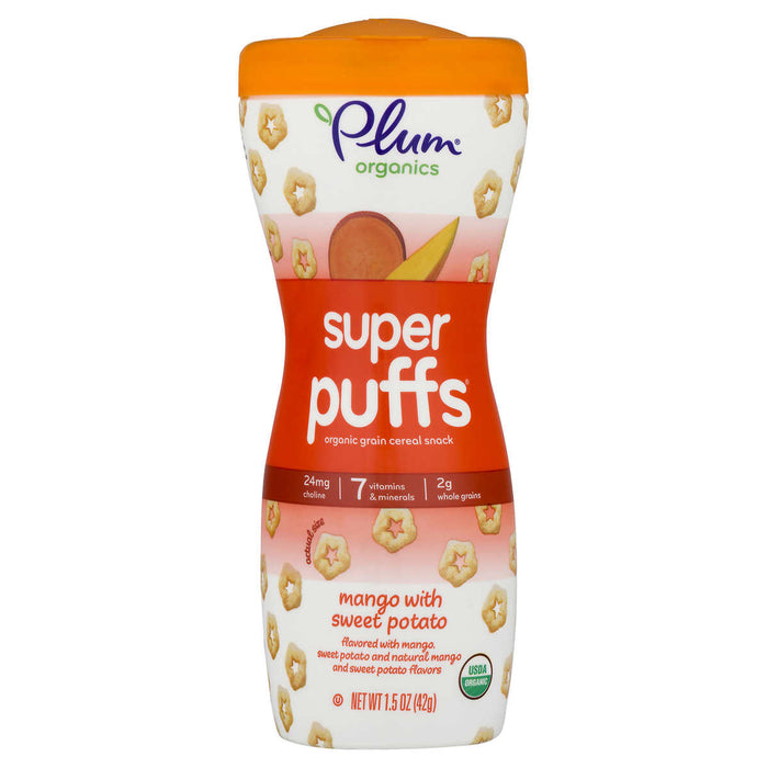 Plum Organics Super Puffs Variety, 8-pack