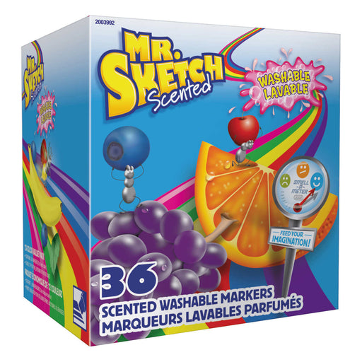 Mr. Sketch Scented Washable Markers, Classroom Pack, 36 Set