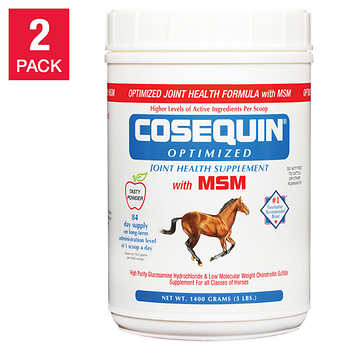 Cosequin Optimized Formula with MSM Equine Powder 3 lb Tub, 2-pack