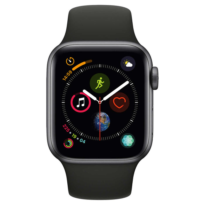 Apple Watch Series 4 GPS with Black Sport Band - 40mm - Space Gray