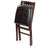 Stakmore Solid Wood Upholstered Folding Chair, Espresso, 2-pack
