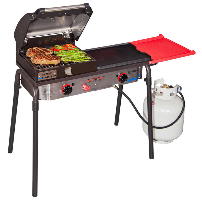 Camp Chef Big Gas Grill Burner W/Griddle —