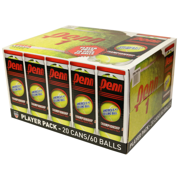 Penn Championship Tennis Balls, 20-pack