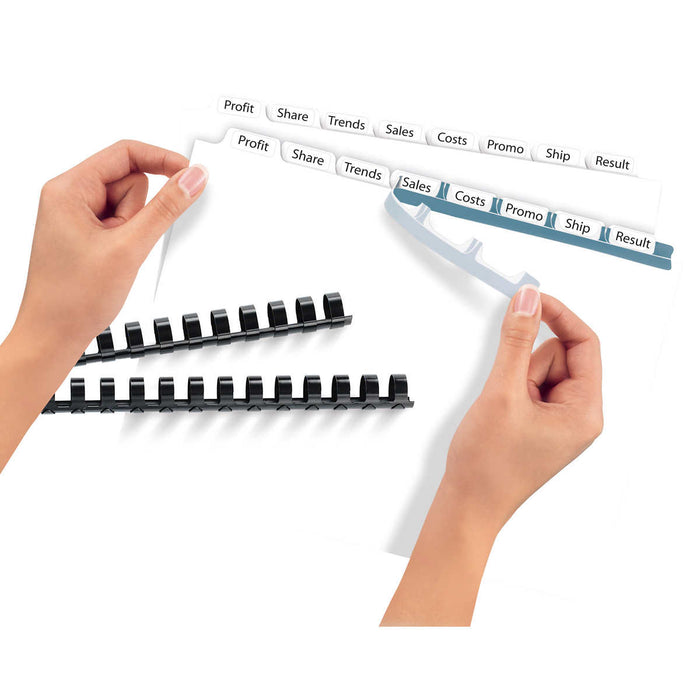Avery Clear Label 8-Tab Index Divider, Letter Size, 25 Sets