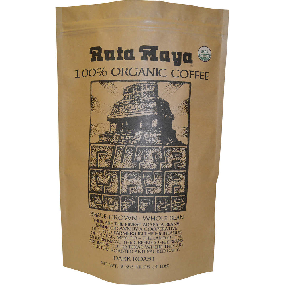 Ruta Maya Organic Dark Roast Coffee, 5 lbs.