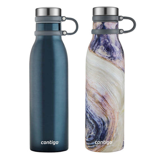 Contigo Couture 20 oz Water Bottle, 2-pack