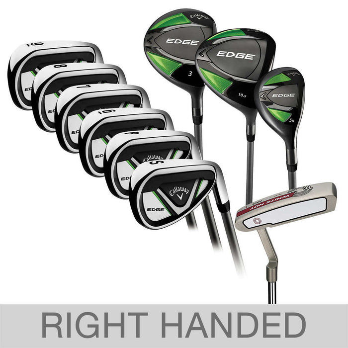 Callaway Edge 10-piece Men's Graphite Golf Club Set, Right Handed