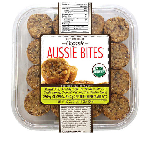 Universal Bakery Organic Aussie Bites, 32-count