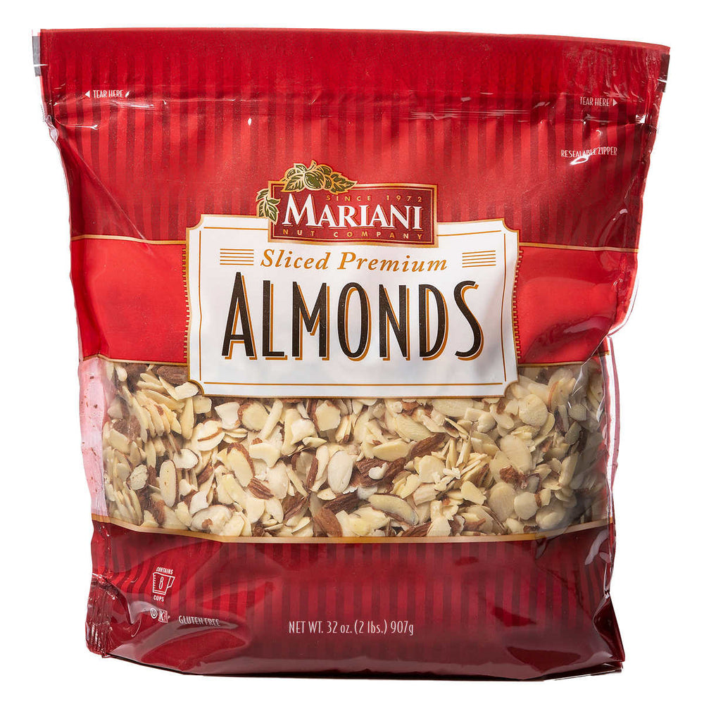 Mariani Sliced Premium Almonds, 2 lbs