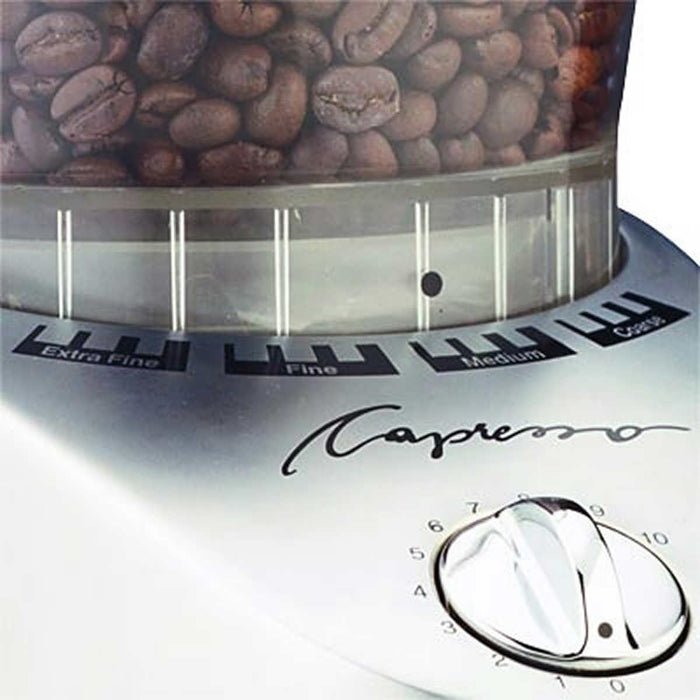 Capresso Metal Die-Cast Housing Conical Burr Grinder